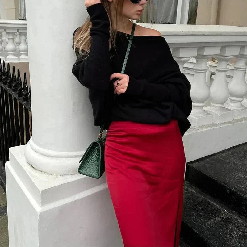 Léa Loose knit sweater in soft yarn Drako Watches