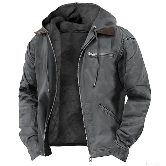 Kennedy Men’s Lined Hooded Jacket Drako Watches