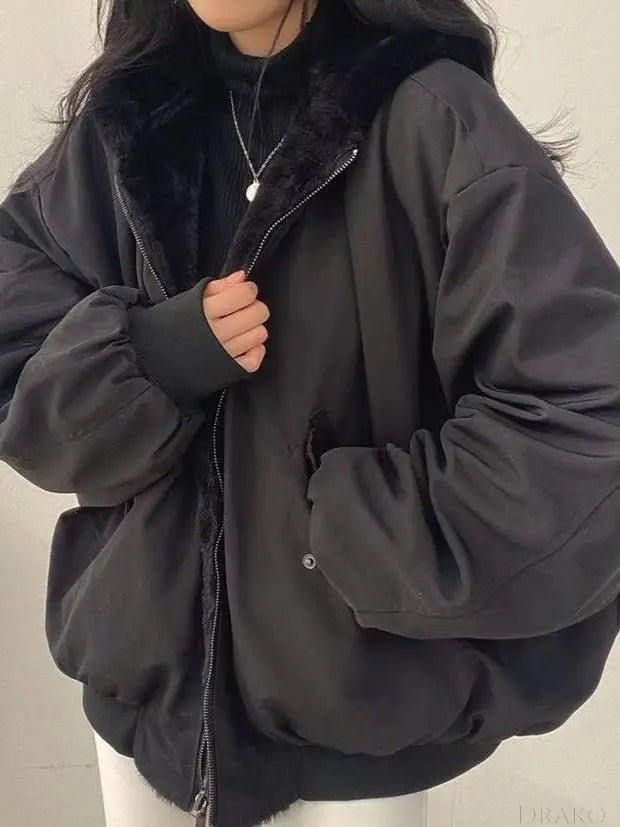 Lyra Women’s Oversized Blouson Jacket Drako Watches