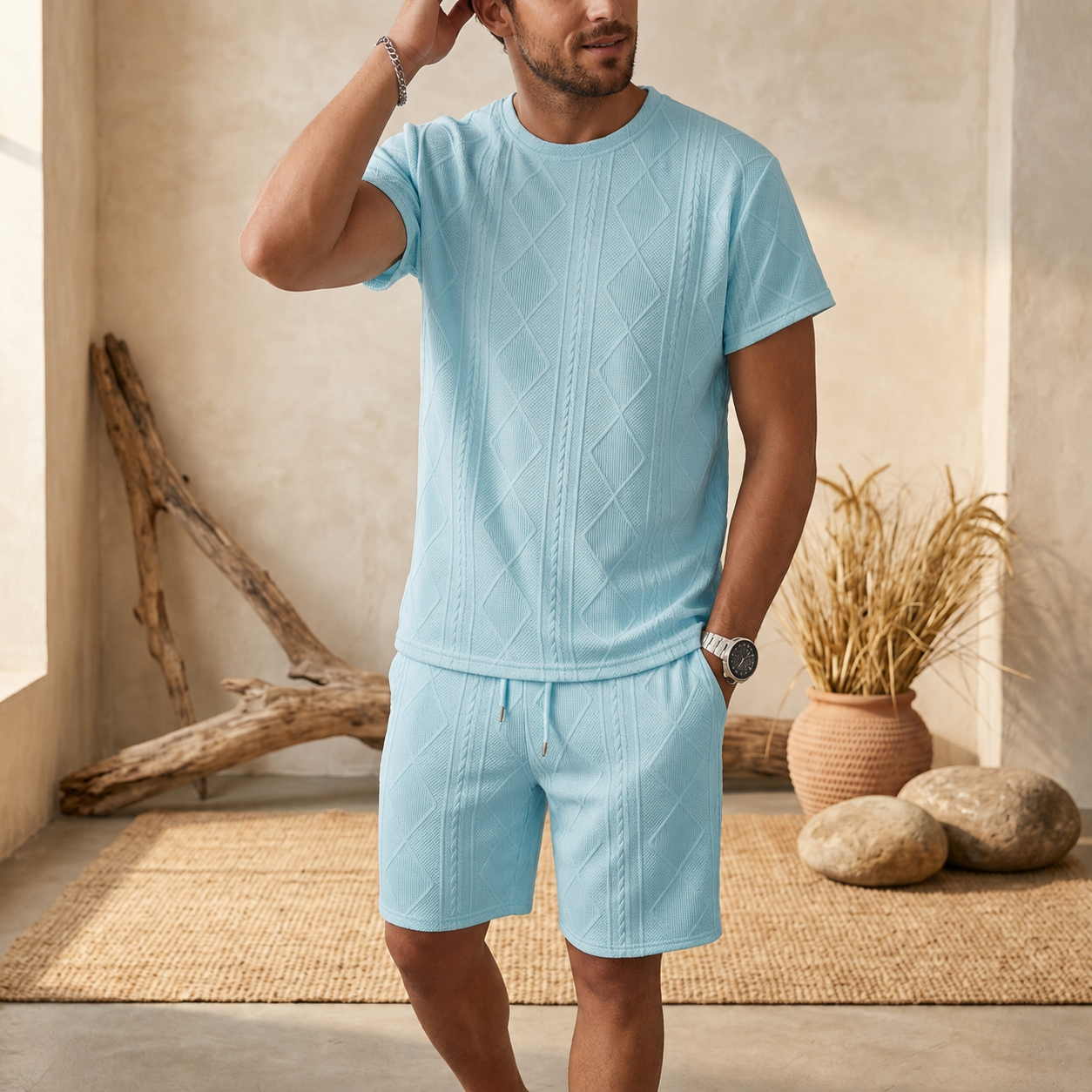 Capri Knit Lounge Set Drako™️