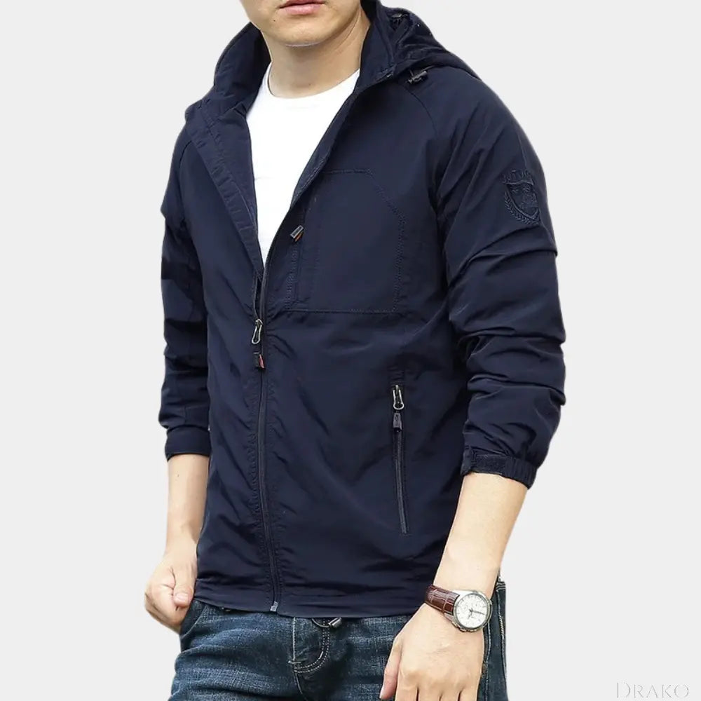 Orion Men’s Casual Zip Jacket Drako Watches