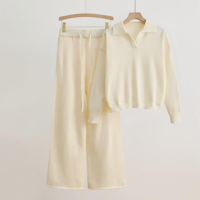Élise Elegant Sweater and Loose Pants Set Drako Watches