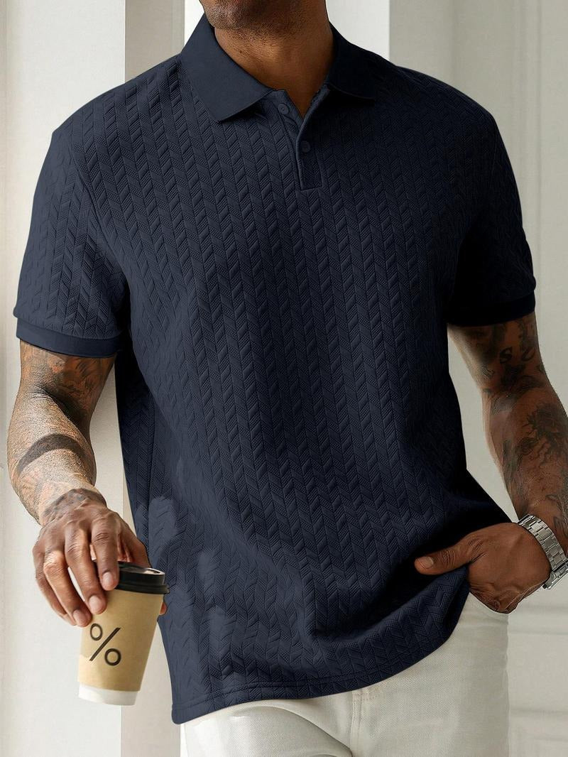 Belvento Jacquard Polo Drako™️