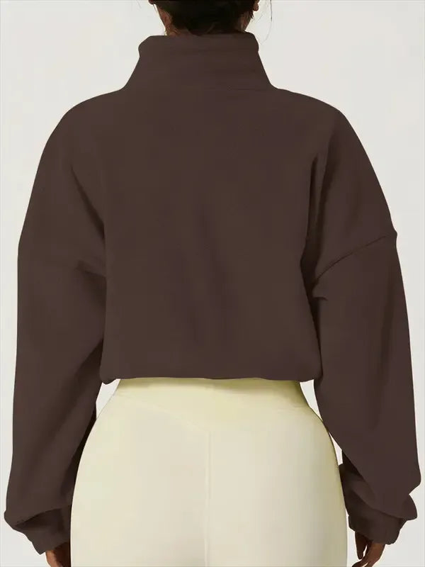 Palma Cropped Zip Jacket Drako™️