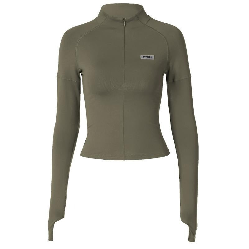 Solvèra Zip Crop Top Drako™️