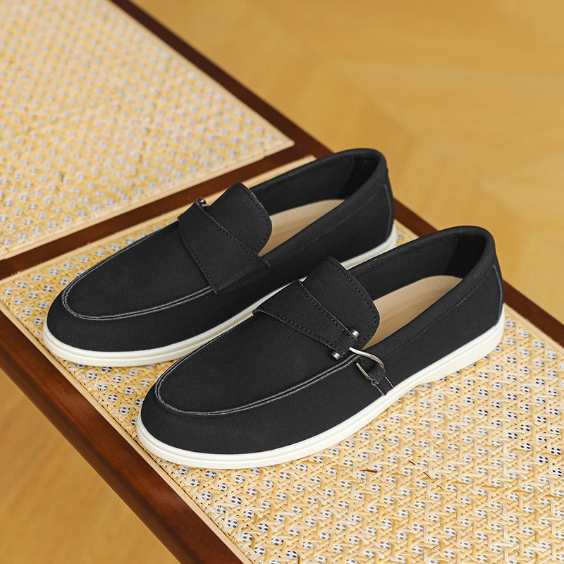 Sorrento Buckle Suede Loafers Drako™️