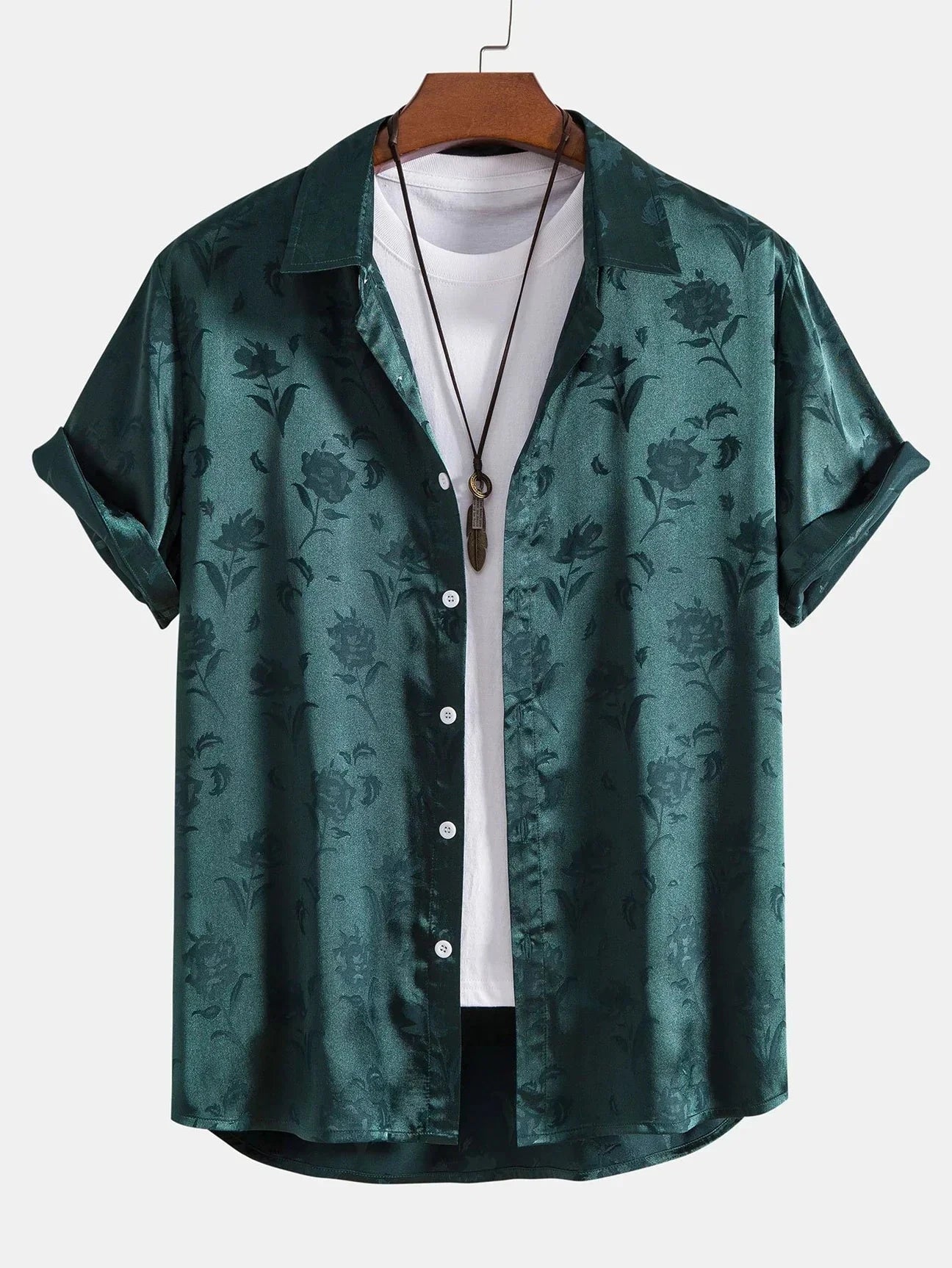 Midnight Rose Bloom Shirt Drako Watches