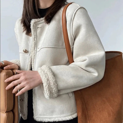 Clémence Soft and Elegant Sherpa Jacket  Drako Watches