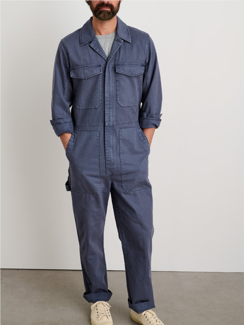 Men's Slim Fit Zip Jumpsuit  Drako™️