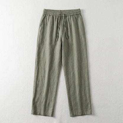 Pure Linen Men's Summer Loose-Fit Pants  Drako™️