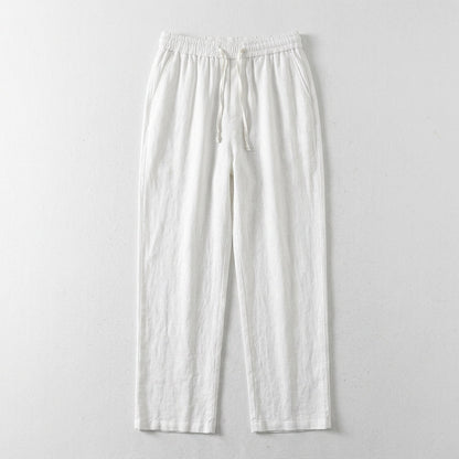 Pure Linen Men's Summer Loose-Fit Pants  Drako™️