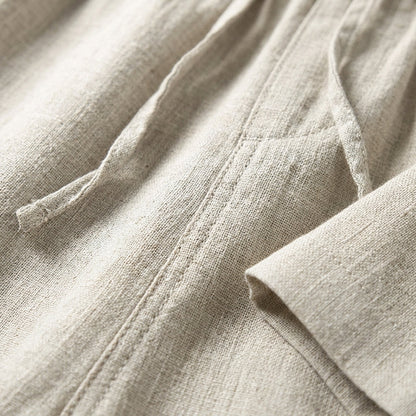 Pure Linen Men's Summer Loose-Fit Pants  Drako™️
