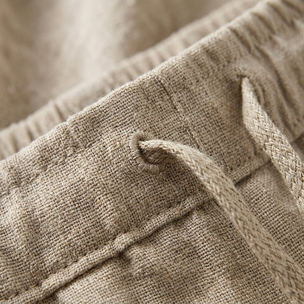 Pure Linen Men's Summer Loose-Fit Pants  Drako™️