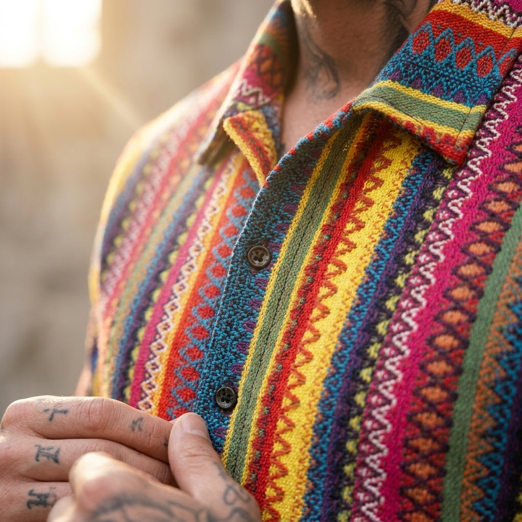 Men's Fashion Print Short Sleeve T-Shirt  Drako™️