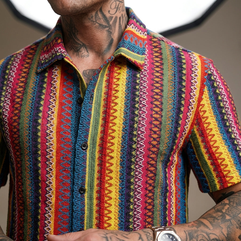 Men's Fashion Print Summer Short Sleeve T-Shirt  Drako™️