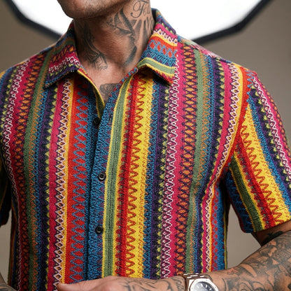 Men's Fashion Print Summer Short Sleeve T-Shirt  Drako™️