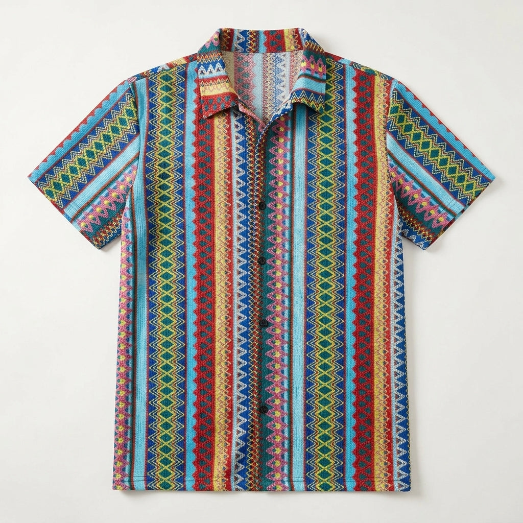 Men's Fashion Print Summer Short Sleeve T-Shirt  Drako™️