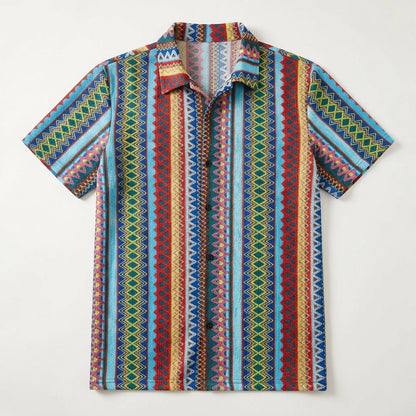 Men's Fashion Print Summer Short Sleeve T-Shirt  Drako™️