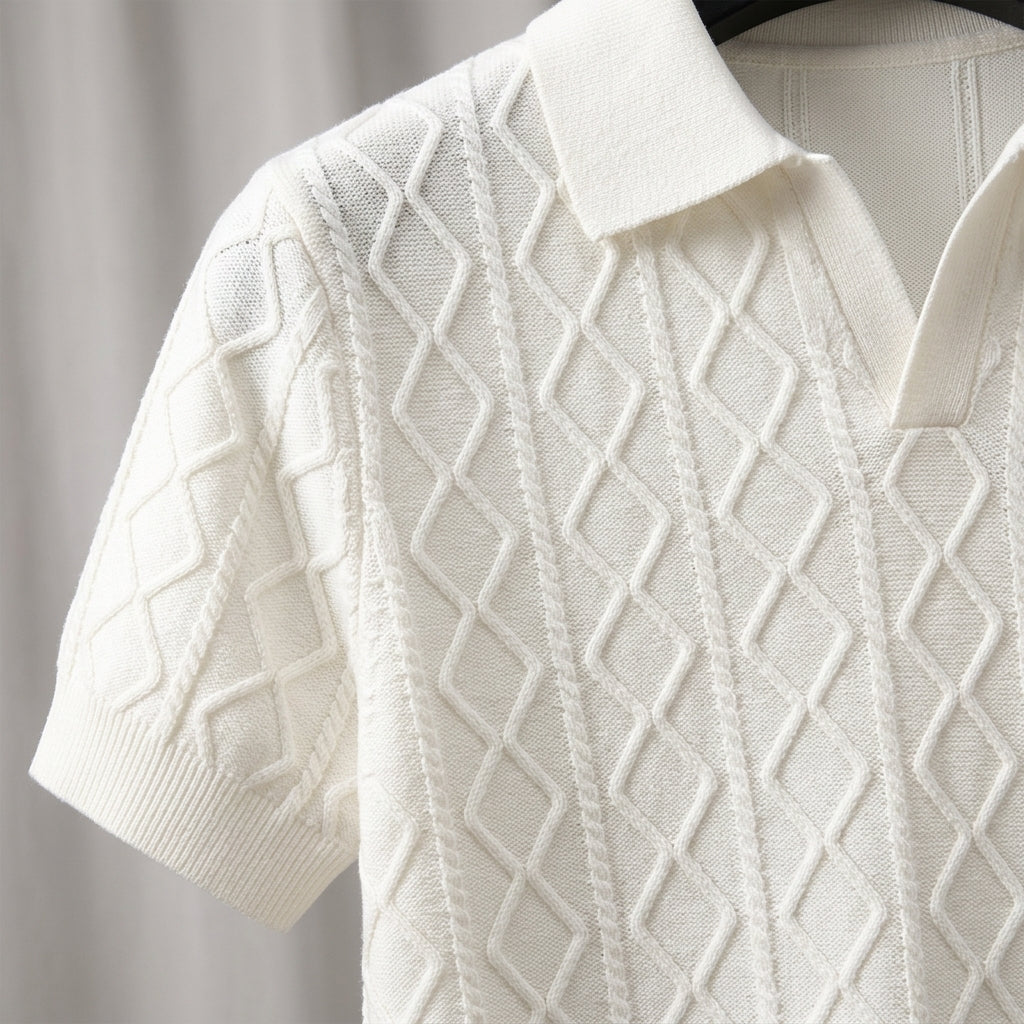 Men's Short-Sleeve Knit Shirt  Drako™️