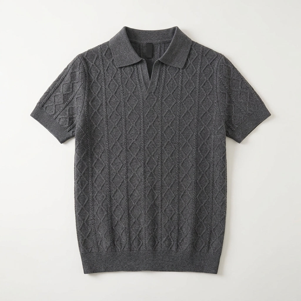 Men's Short-Sleeve Knit Shirt  Drako™️