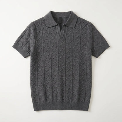 Men's Short-Sleeve Knit Shirt  Drako™️