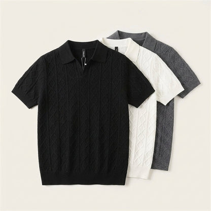 Men's Short-Sleeve Knit Shirt  Drako™️