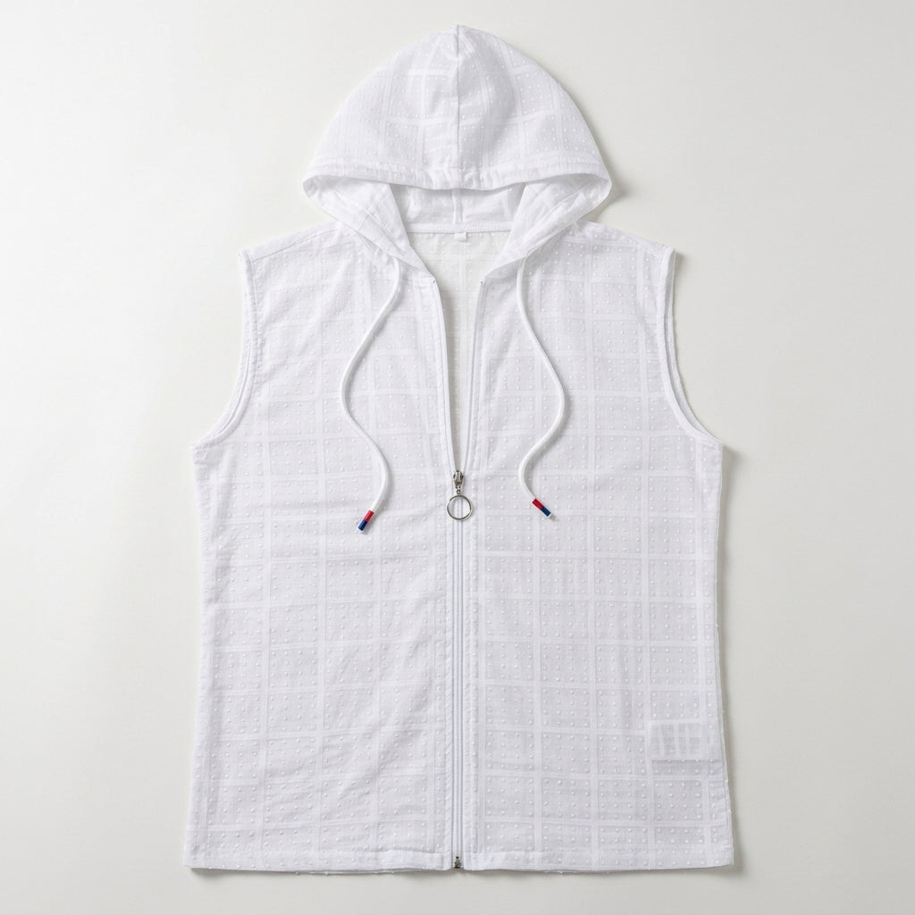Men's Sleeveless Hooded Vest  Drako™️