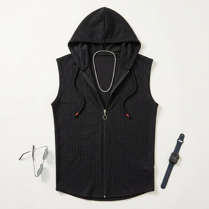Men's Sleeveless Hooded Vest  Drako™️