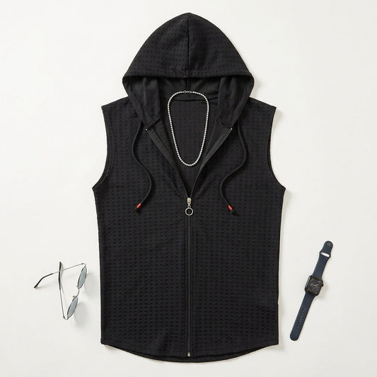 Men's Sleeveless Hooded Vest  Drako™️
