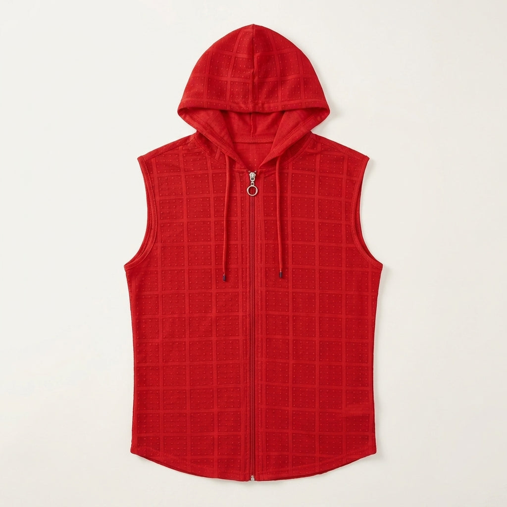 Men's Sleeveless Hooded Vest  Drako™️