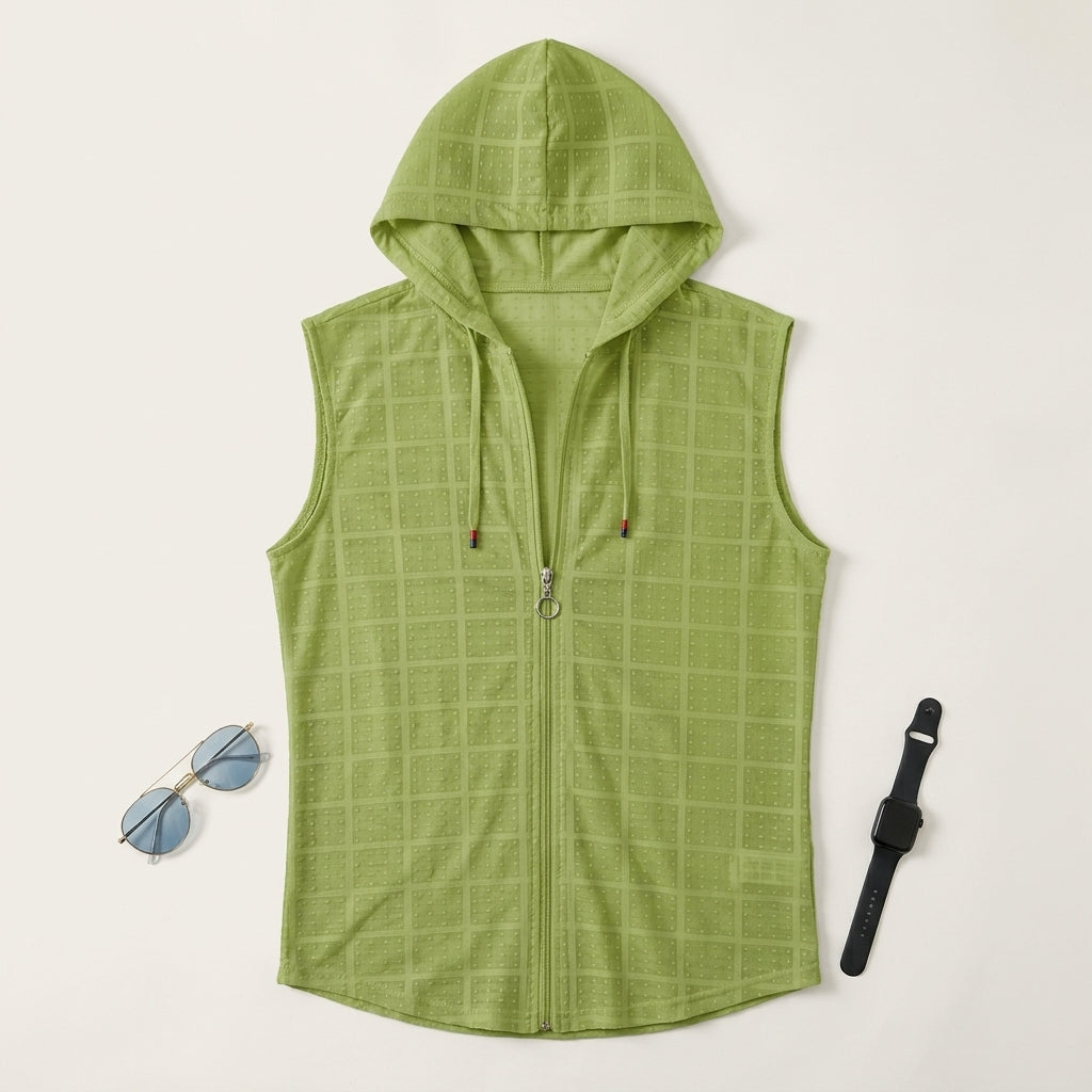 Men's Sleeveless Hooded Vest  Drako™️