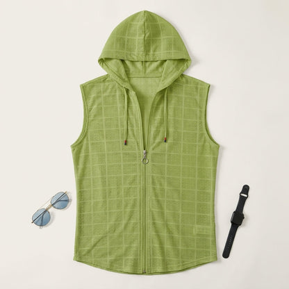 Men's Sleeveless Hooded Vest  Drako™️