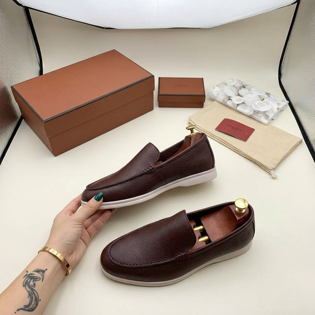Men's Loafers - British Style Slip-On Flats, Comfortable Couple Shoes  Drako™️