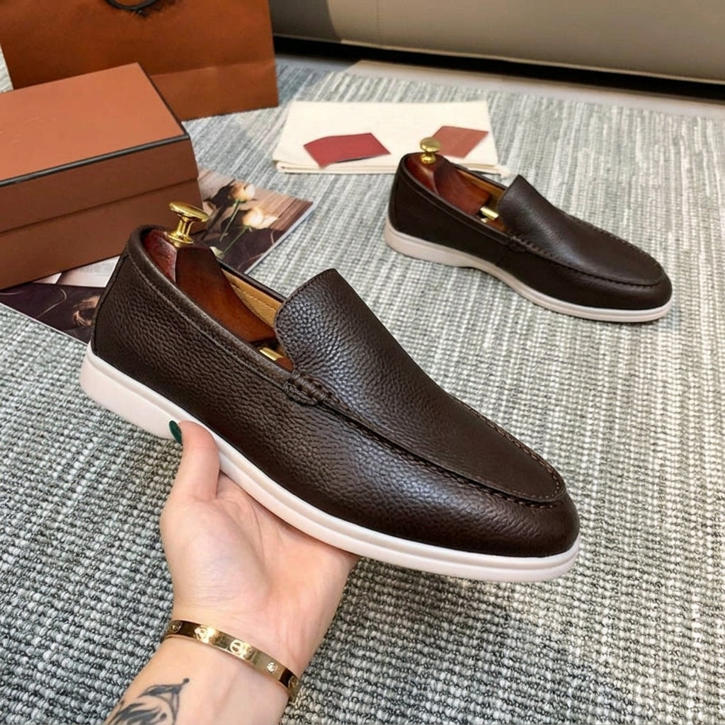 Men's Loafers - British Style Slip-On Flats, Comfortable Couple Shoes  Drako™️