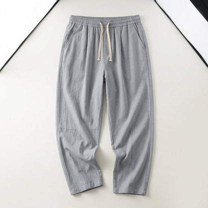 Men's Cotton Linen Casual Drawstring Pants  Drako™️