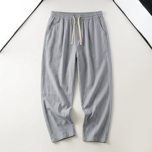 Men's Cotton Linen Casual Drawstring Pants  Drako™️