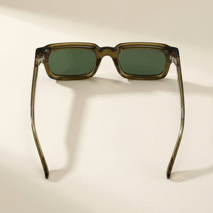 SHAUNA Retro Square Rivets Sunglasses  Drako™️