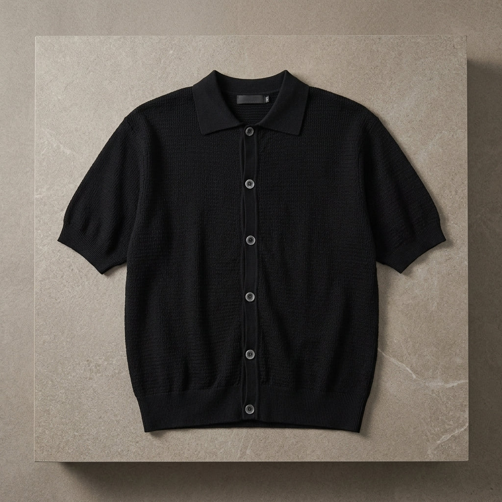 2026 Retro Knit Short Sleeve Cardigan  Drako™️