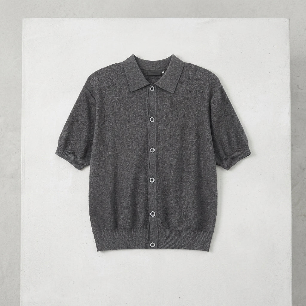 2026 Retro Knit Short Sleeve Cardigan  Drako™️