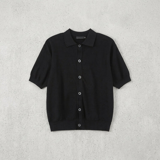 2026 Retro Knit Short Sleeve Cardigan  Drako™️