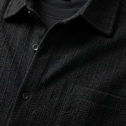 Men's Herringbone Short Sleeve Shirt  Drako™️