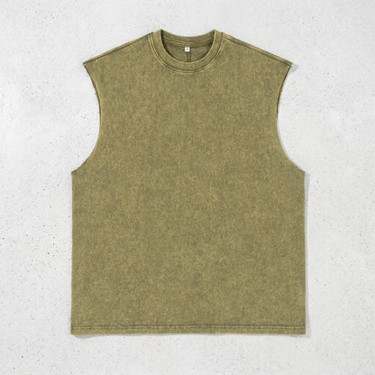 ETAI Men's American Retro Loose Sleeveless T-Shirt  Drako™️