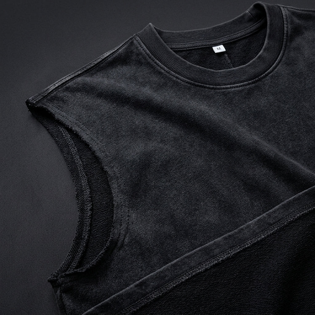 ETAI Men's American Retro Loose Sleeveless T-Shirt  Drako™️