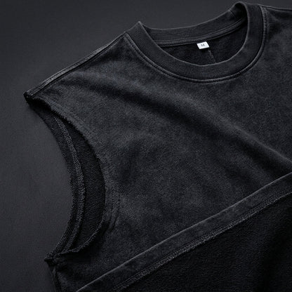 ETAI Men's American Retro Loose Sleeveless T-Shirt  Drako™️
