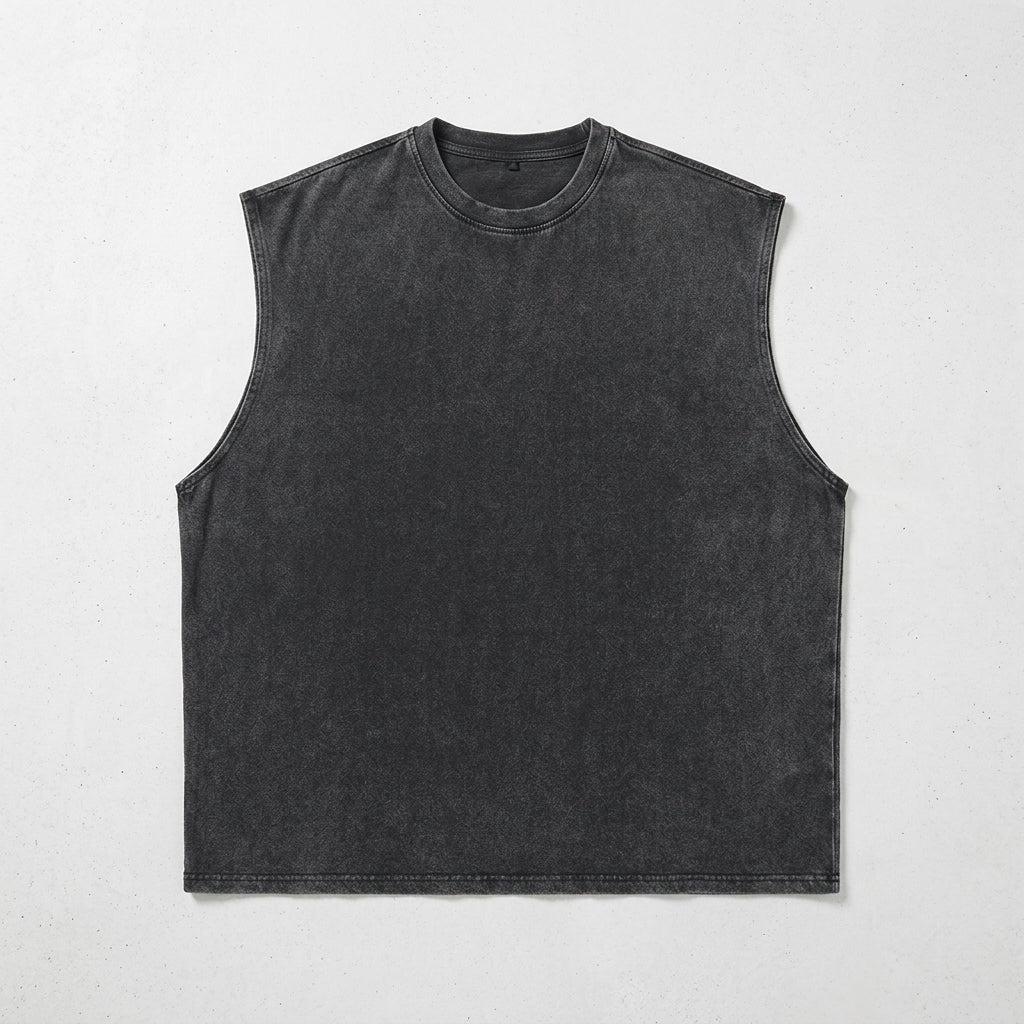 ETAI Men's American Retro Loose Sleeveless T-Shirt  Drako™️