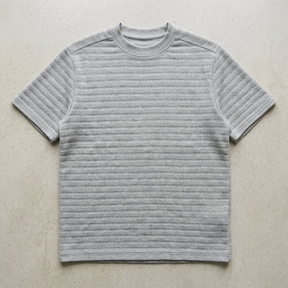 Verona Textured Knit T-Shirt  Drako™️