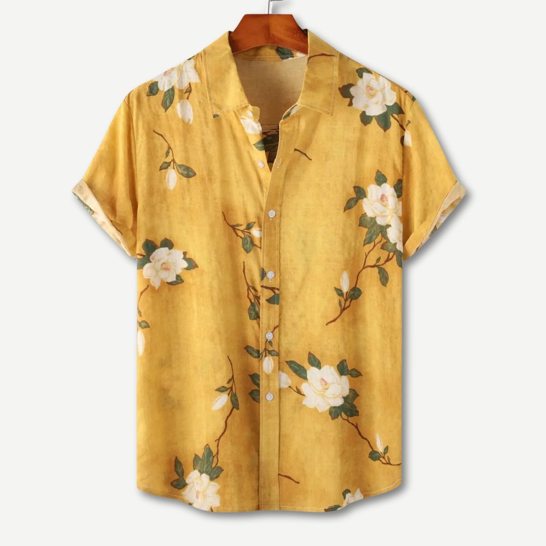 Relaxed Floral Breeze Shirt  Drako Watches