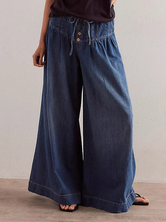 Loose Fit Wide-Leg Jeans  Drako™️