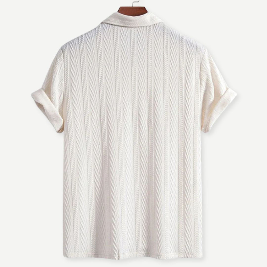 Air-Knit Ivory Polo  Drako™️