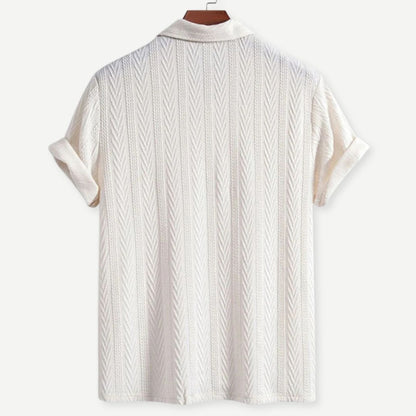 Air-Knit Ivory Polo  Drako™️